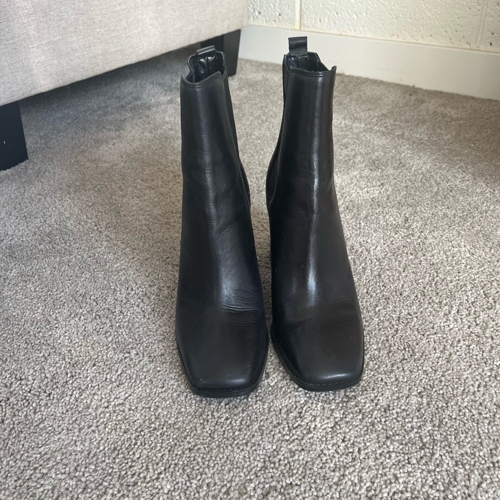 Nine West Black Chelsea Ankle Boots